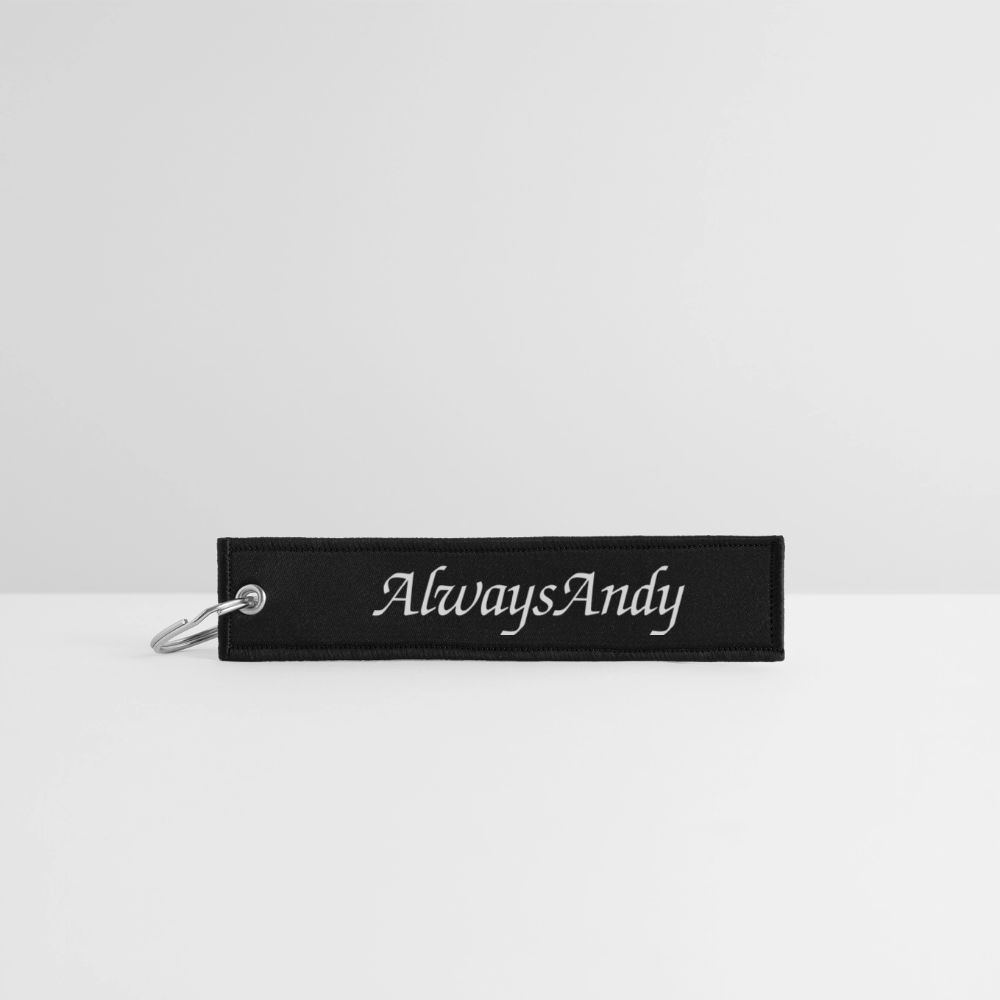 Jet Tag Keychain - black