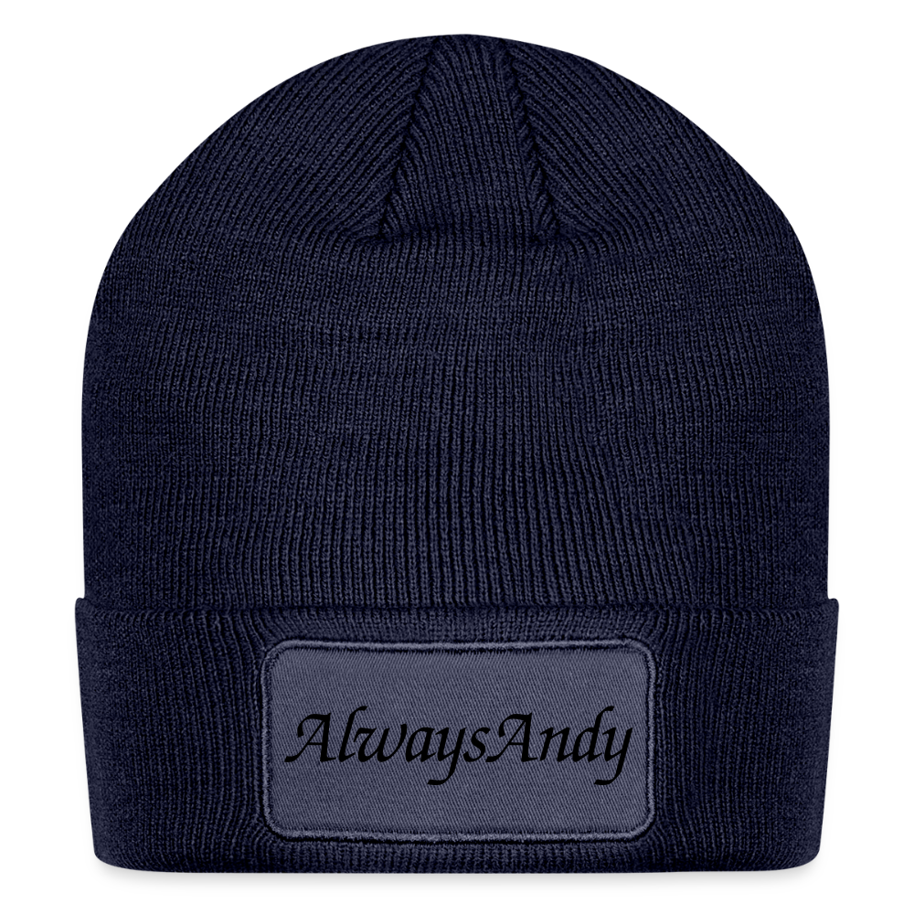 Patch Beanie - navy