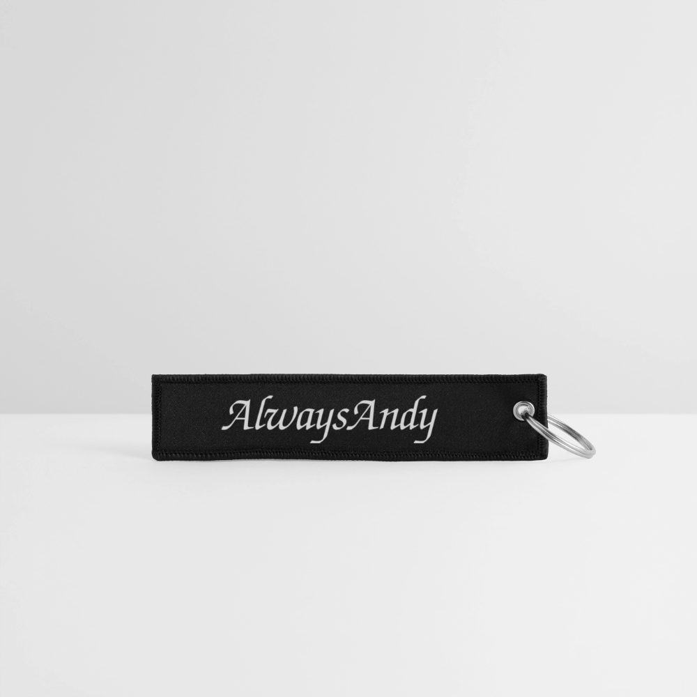 Jet Tag Keychain - black
