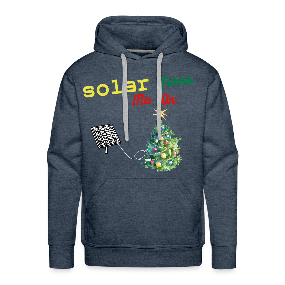 Men’s Premium Hoodie - heather denim