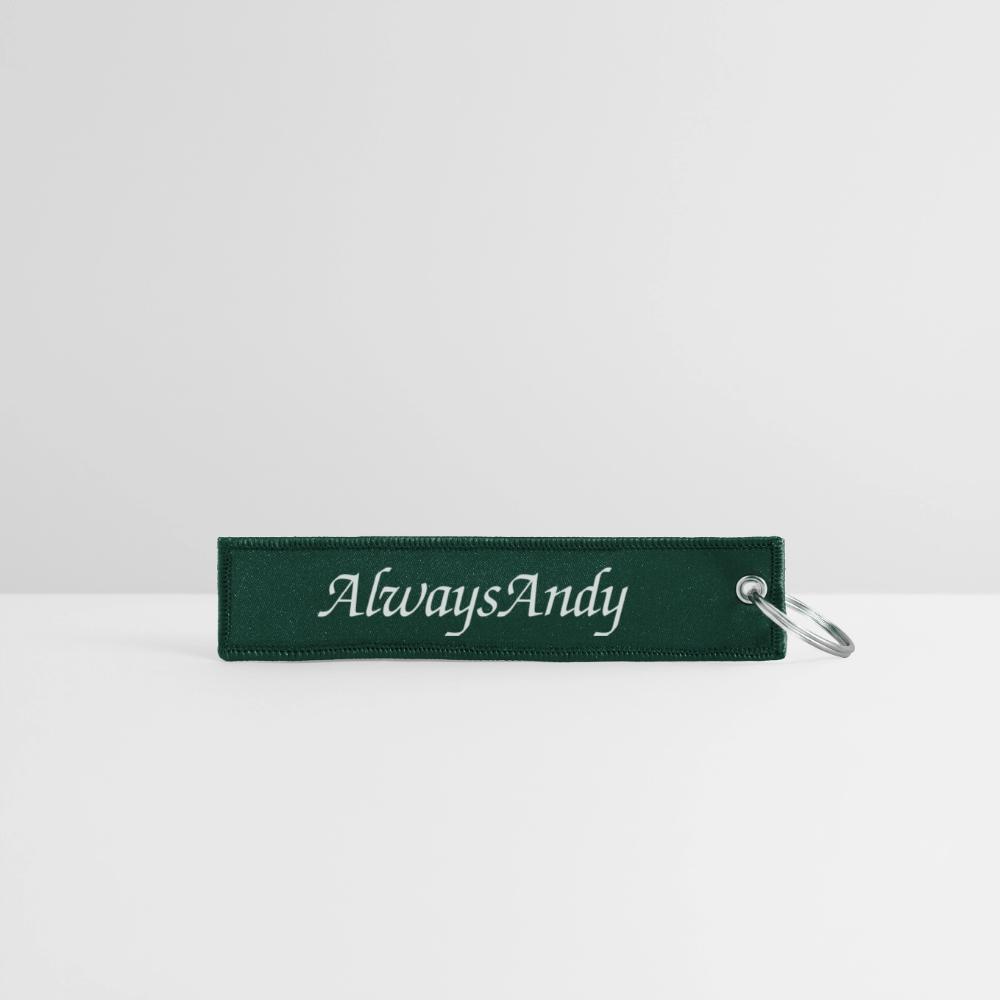 Jet Tag Keychain - hunter green