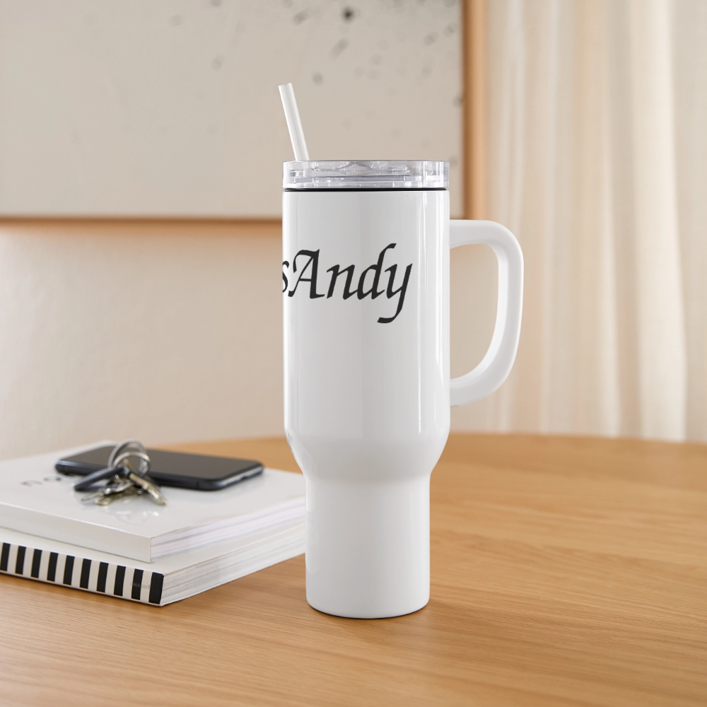 40 oz Travel Tumbler - white