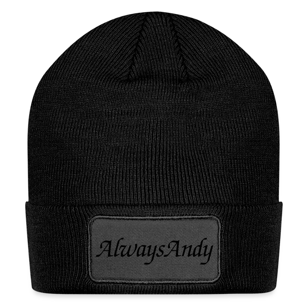 Patch Beanie - black
