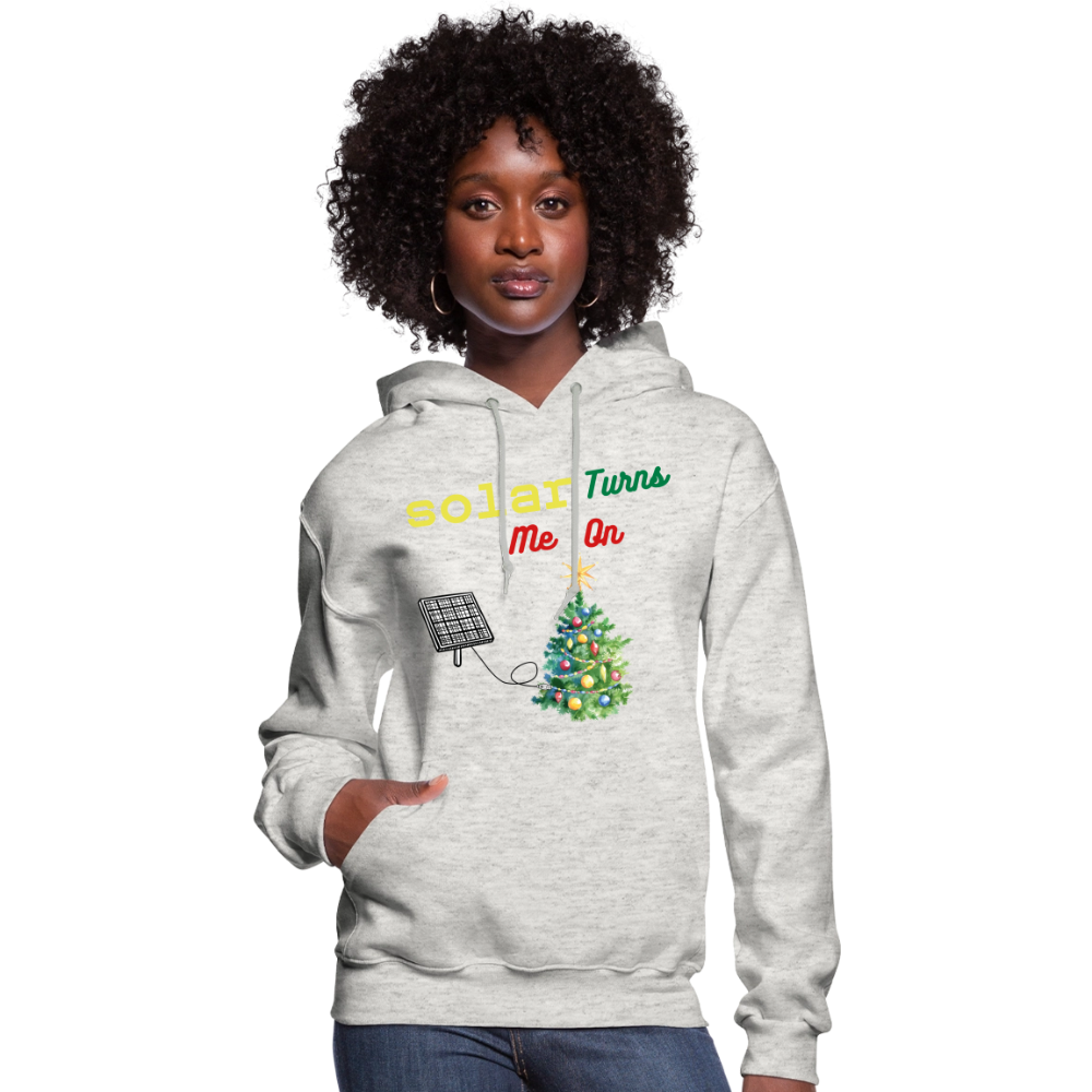 Women's Hoodie - heather oatmeal