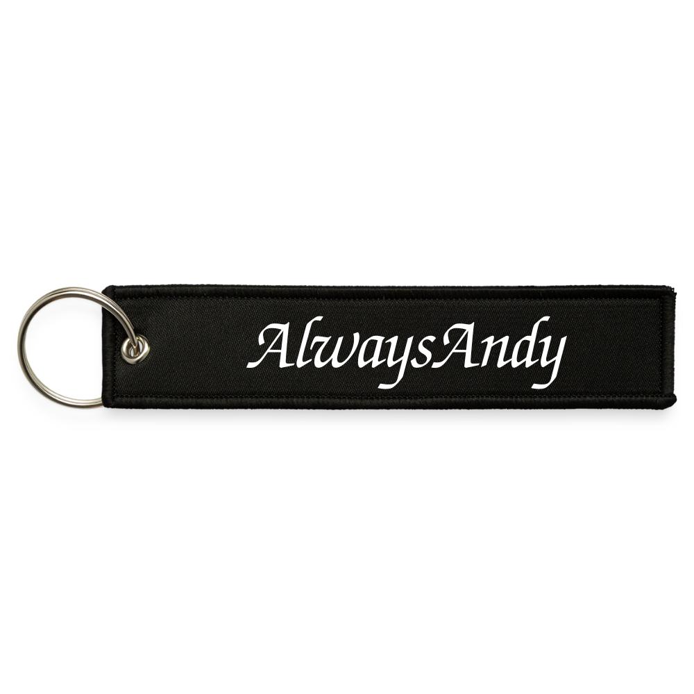Jet Tag Keychain - black