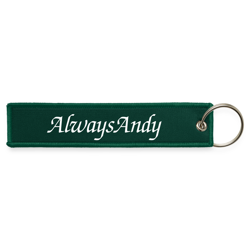 Jet Tag Keychain - hunter green