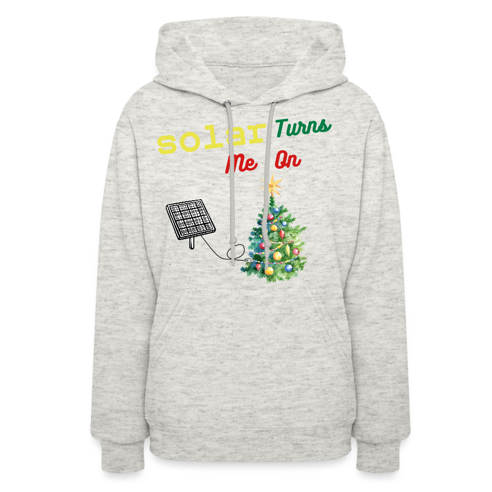 Women's Hoodie - heather oatmeal