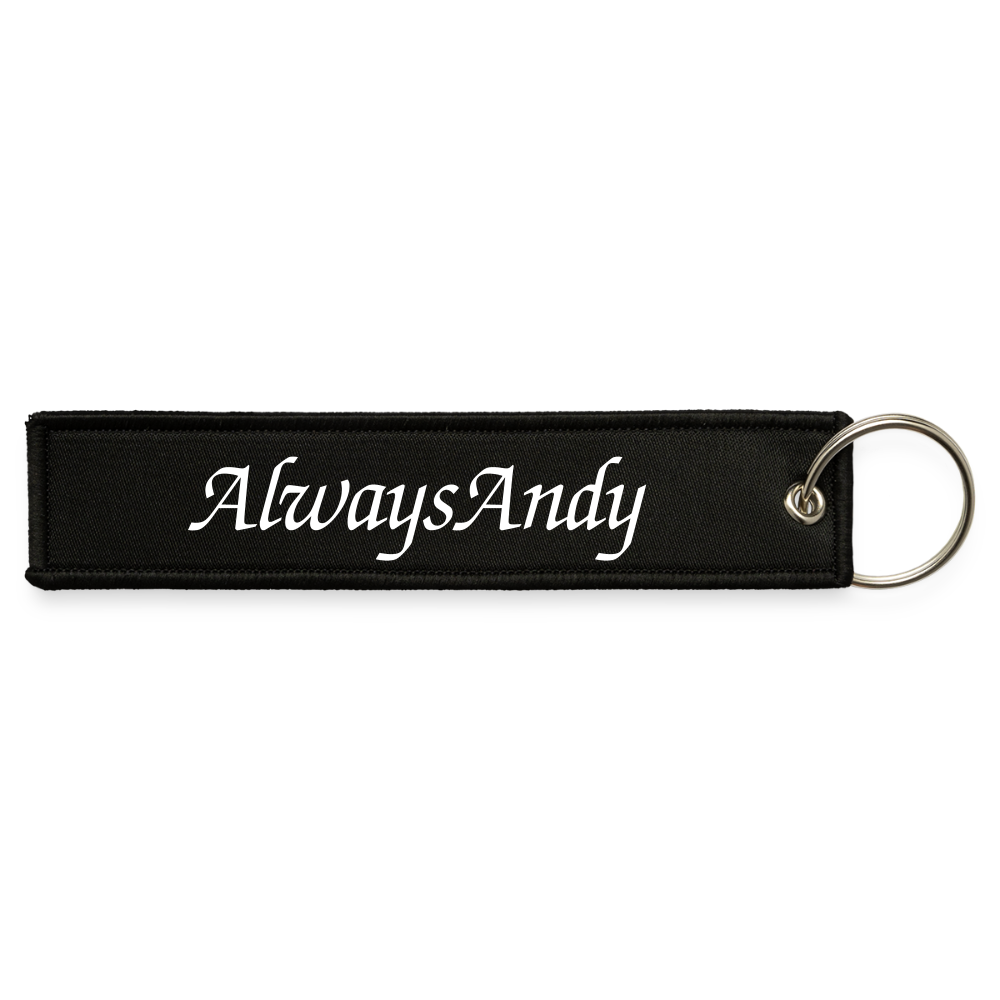 Jet Tag Keychain - black